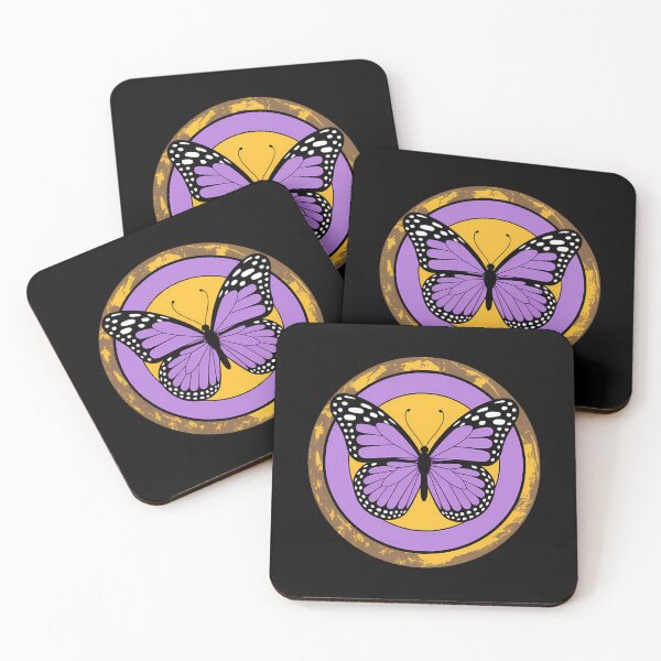 Item preview, Intersex Pride Butterfly Subtle LGBT Gay Flag designed and sold by PunkNation-Arts.