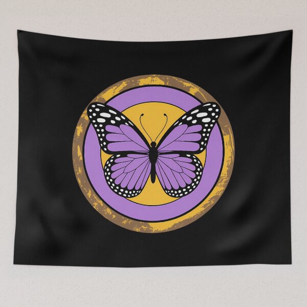 Item preview, Intersex Pride Butterfly Subtle LGBT Gay Flag designed and sold by PunkNation-Arts.