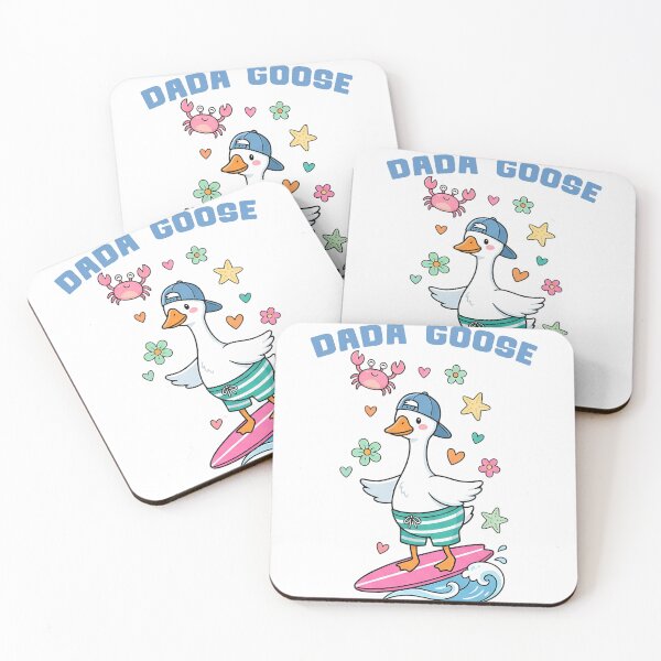Item preview, Dada Goose Shirt, Funny Dad Goose Surf Design, Cute Beach Dad Gift, Summer Dad Shirt designed and sold by Raygunes.