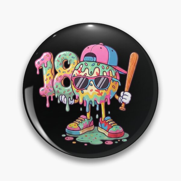 Item preview, Baseball 18th Birthday Drip Sunglasses Cap Cool Kid designed and sold by KIROSALS.