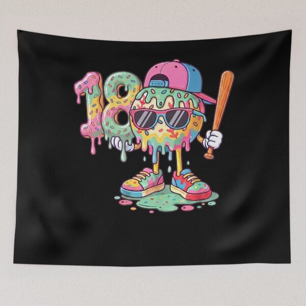 Item preview, Baseball 18th Birthday Drip Sunglasses Cap Cool Kid designed and sold by KIROSALS.