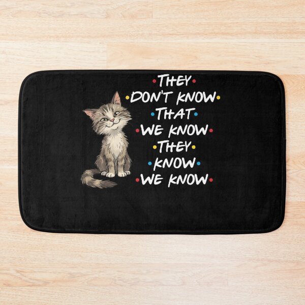 Item preview, They Don't Know We Know Cat designed and sold by HUTEND.