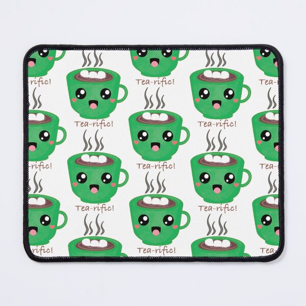 Item preview, Green Tea Mug with quote Tea-rific Card designed and sold by ConysArt.