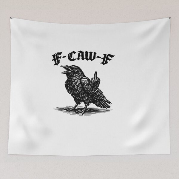 Item preview, F-Caw-F Raven Attitude Design designed and sold by HUTEND.