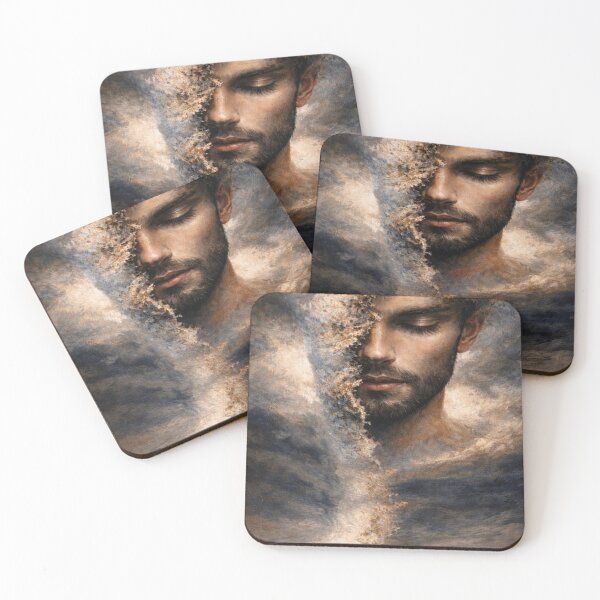 Item preview, Surrealist Portrait – Fragmentation of the Soul designed and sold by JcAbstractArt.