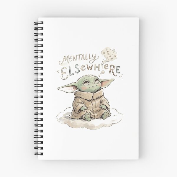 Item preview, BABY YODA MENTALLY ELSEWHERE designed and sold by LIS AND MELIVERSO.