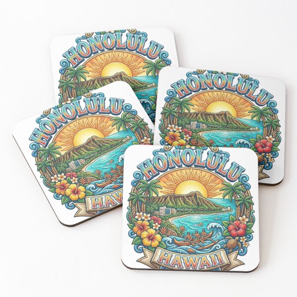 Item preview, HONOLULU, HAWAII designed and sold by likbatonboot.