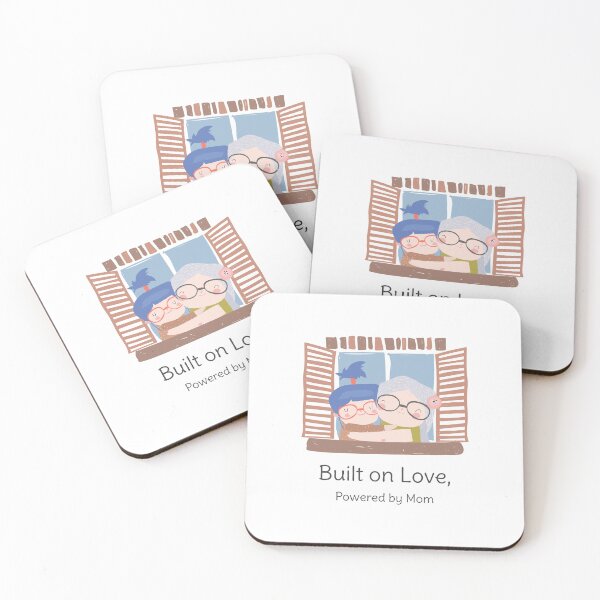 Item preview, Built on Love, Powered by Mom designed and sold by Kal-El-Tees.