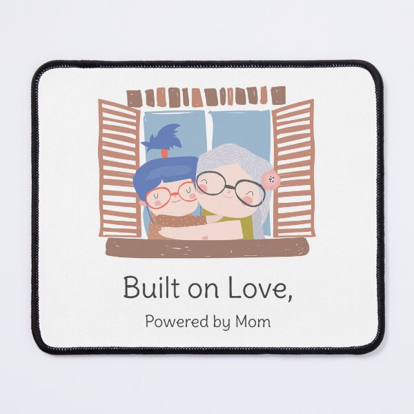 Item preview, Built on Love, Powered by Mom designed and sold by Kal-El-Tees.