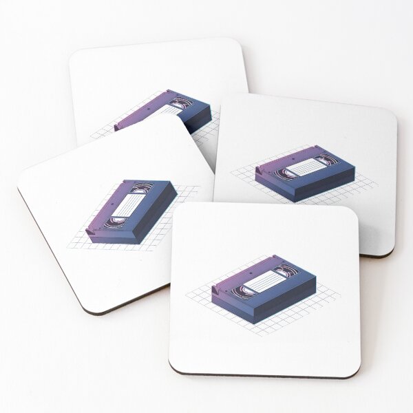 Item preview, a single VHS tape with a white label on a dark grid designed and sold by VerizalShop.