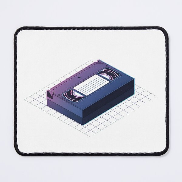 Item preview, a single VHS tape with a white label on a dark grid designed and sold by VerizalShop.