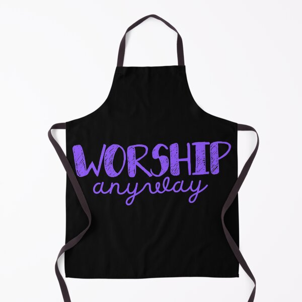 Item preview, Worship Anyway - Christian Faith Praise and Worship - Purple Design designed and sold by MoriaStore.