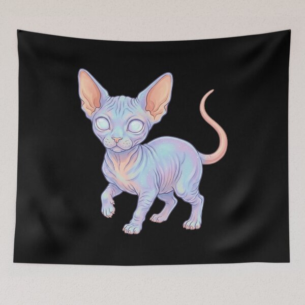 Item preview, Pastel Sphynx Cat designed and sold by Thunderbelts.