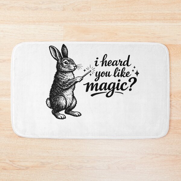 Item preview, I Heard You Like Magic Rabbit Design designed and sold by HUTEND.