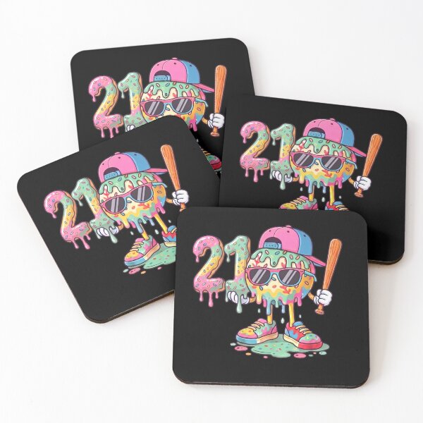 Item preview, Baseball 21st Birthday Drip Sunglasses Cap Cool Kid designed and sold by KIROSALS.
