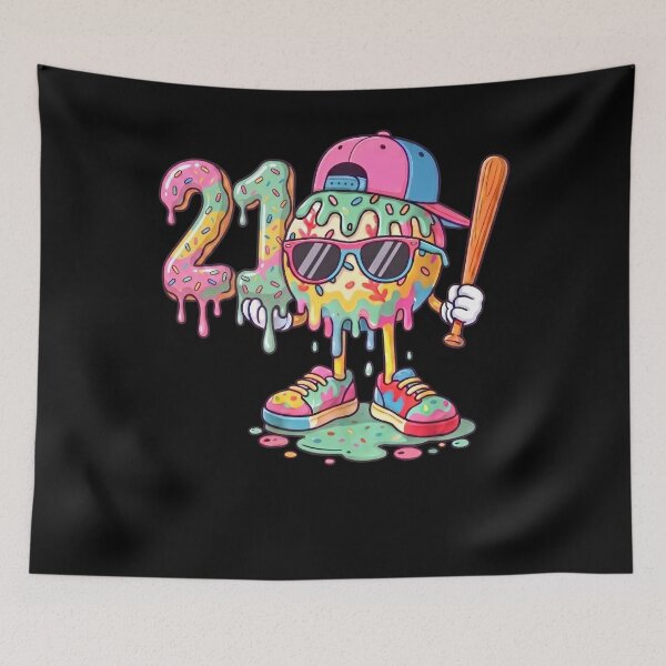 Item preview, Baseball 21st Birthday Drip Sunglasses Cap Cool Kid designed and sold by KIROSALS.