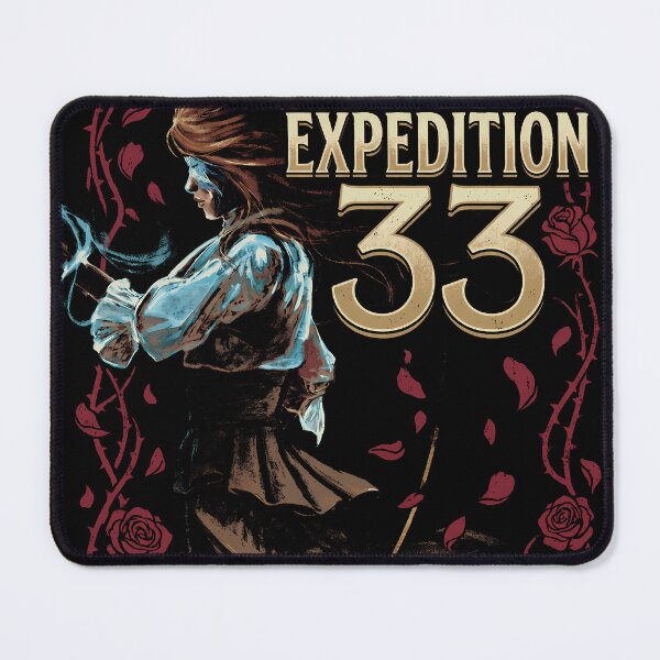Item preview, Maelle Clair Obscur Fan Art – Young Swordswoman Rapier Expedition Design designed and sold by Senpaiwaves.