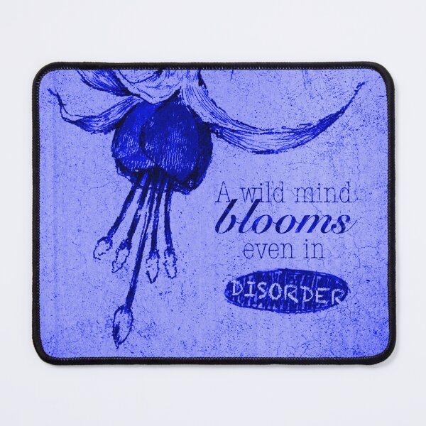 Item preview, BLOOMING DISORDER VIOLET BLUE POSTER designed and sold by melyverso.