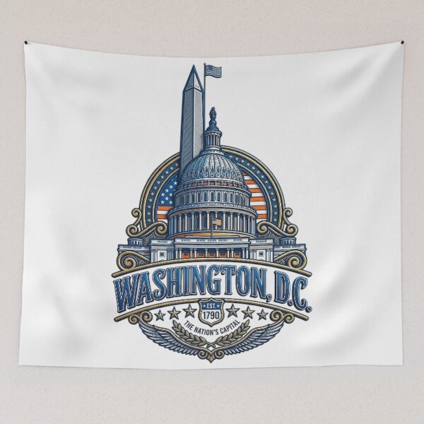 Item preview, WASHINGTON, D.C. designed and sold by likbatonboot.