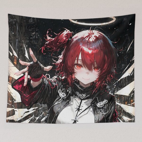 Item preview, Prelude Exusiai Arknights Angel Girl Urban Night Halo Power designed and sold by Tokyonomad.