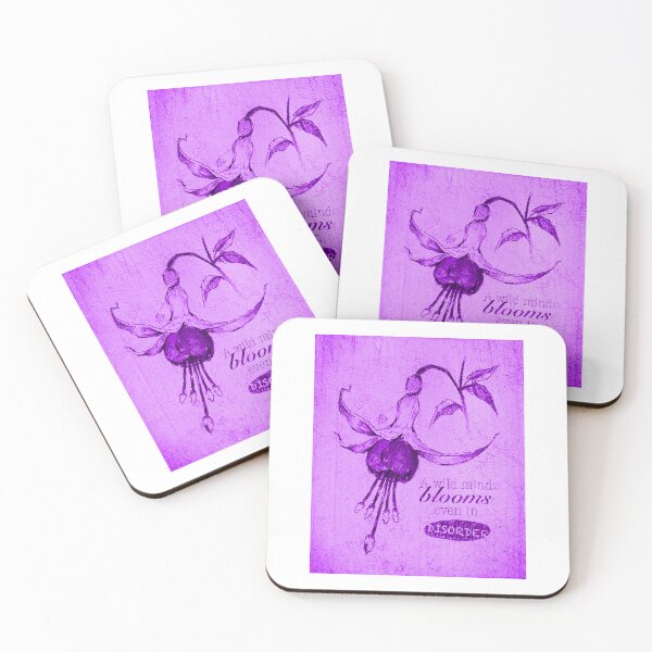 Item preview, BLOOMING DISORDER AMETHYST POSTER designed and sold by melyverso.