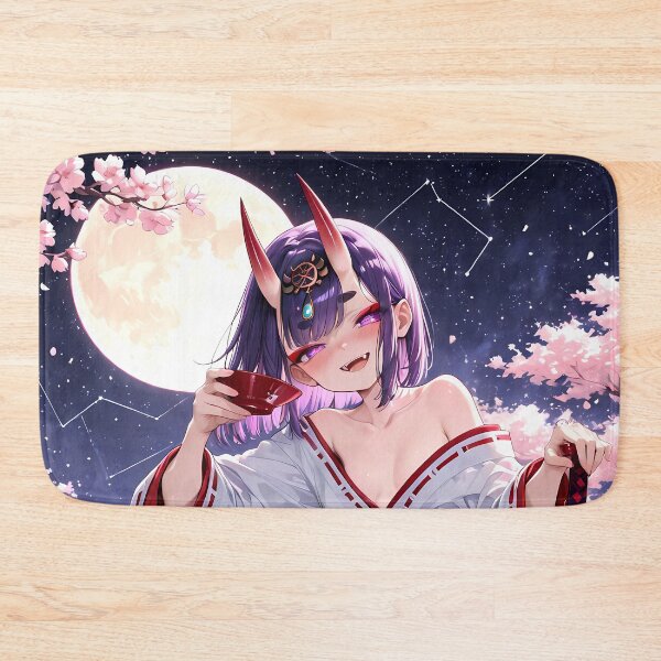 Item preview, Assassin Shuten Douji Fate Grand Order Anime Girl Sakura Moon Fantasy Japan designed and sold by Tokyonomad.