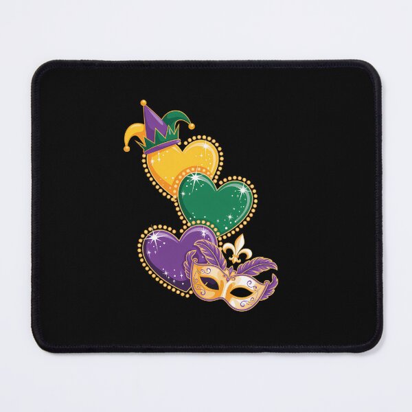 Item preview, Mardi Gras Cute Hearts designed and sold by PunkNation-Arts.