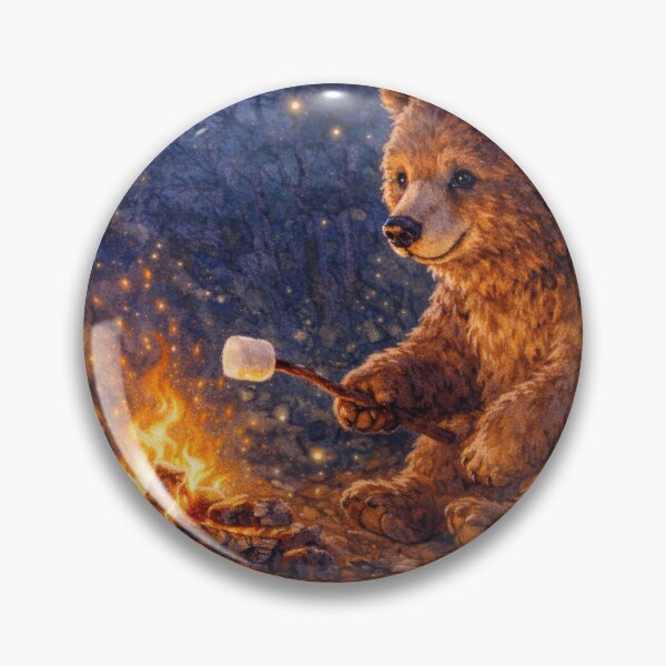Item preview, Roasting Marshmallows designed and sold by Claudia Bartoli-McKinney.