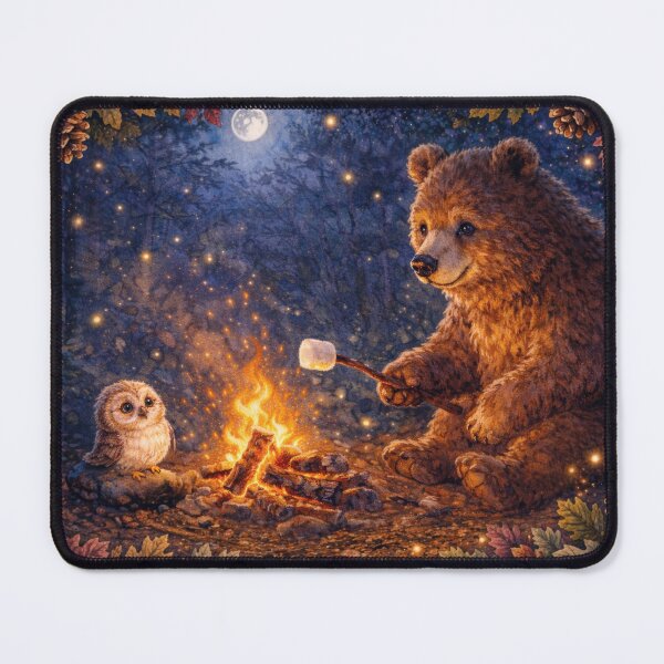 Item preview, Roasting Marshmallows designed and sold by Claudia Bartoli-McKinney.