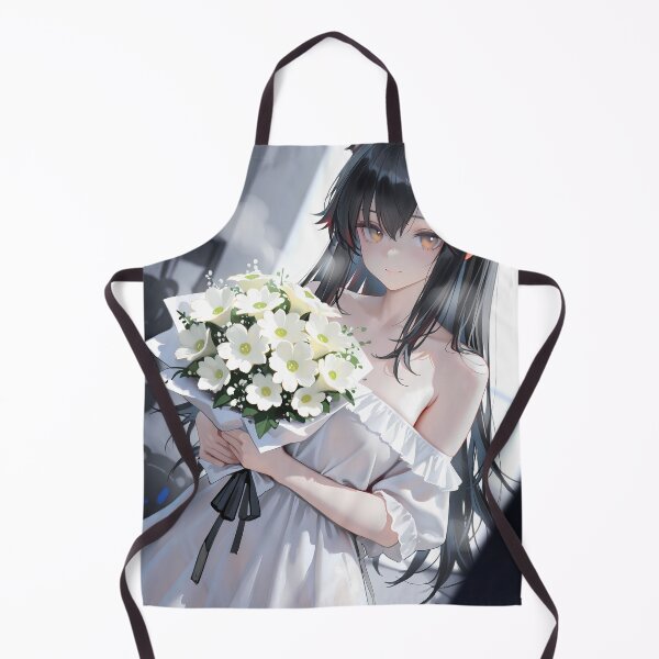 Item preview, Prelude Texas Arknights Game Girl White Dress Bouquet Flowers designed and sold by Tokyonomad.
