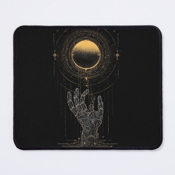 Item preview, The Digital Hand of Enlightenment designed and sold by SepboiStudioMerch.