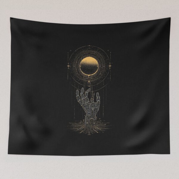 Item preview, The Digital Hand of Enlightenment designed and sold by SepboiStudioMerch.