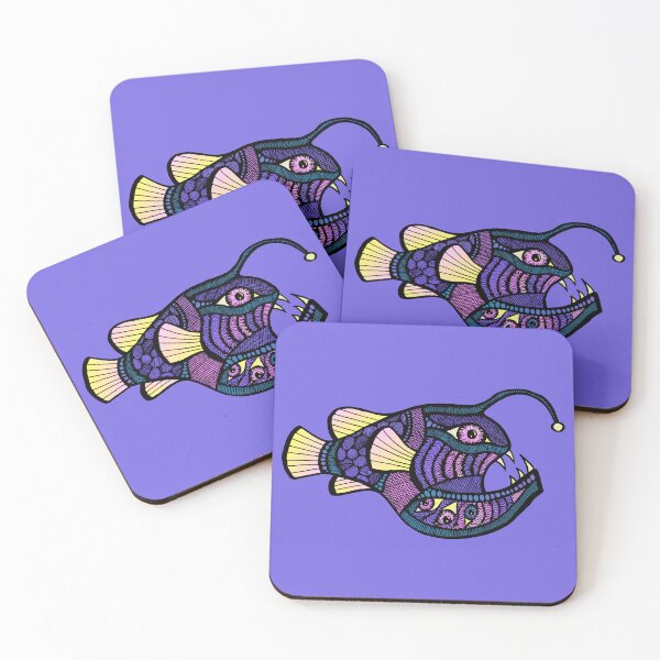 Item preview, Anglerfish - Retro designed and sold by zylleon.