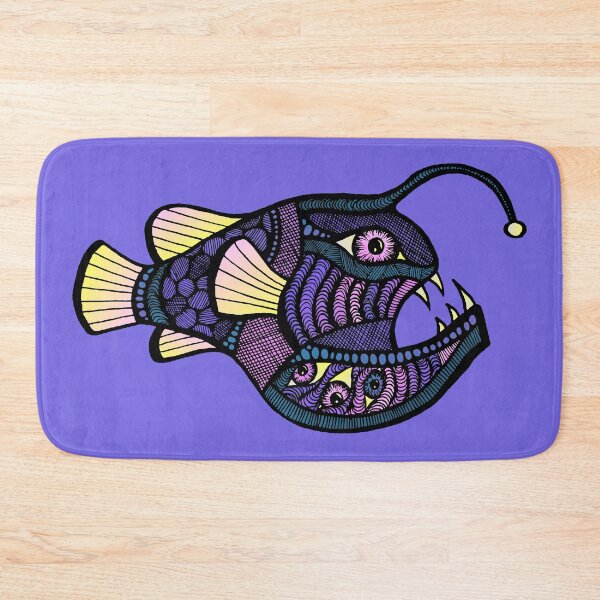 Item preview, Anglerfish - Retro designed and sold by zylleon.