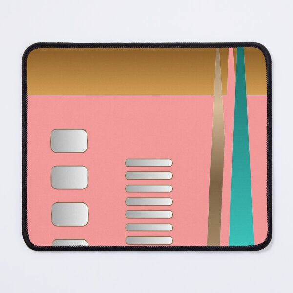 Item preview, Blush Spire — Pink Gold and Teal Geometric Abstract designed and sold by Dee Tirang.