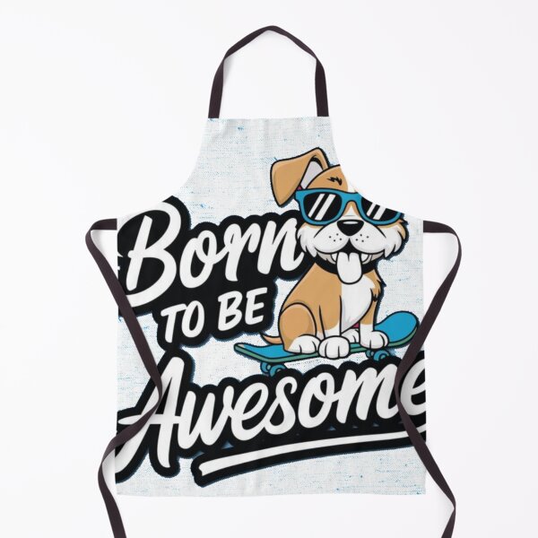 Item preview, Born to Be Awesome Dog - Funny Skateboarding Puppy Graphic designed and sold by GenZFashion000.