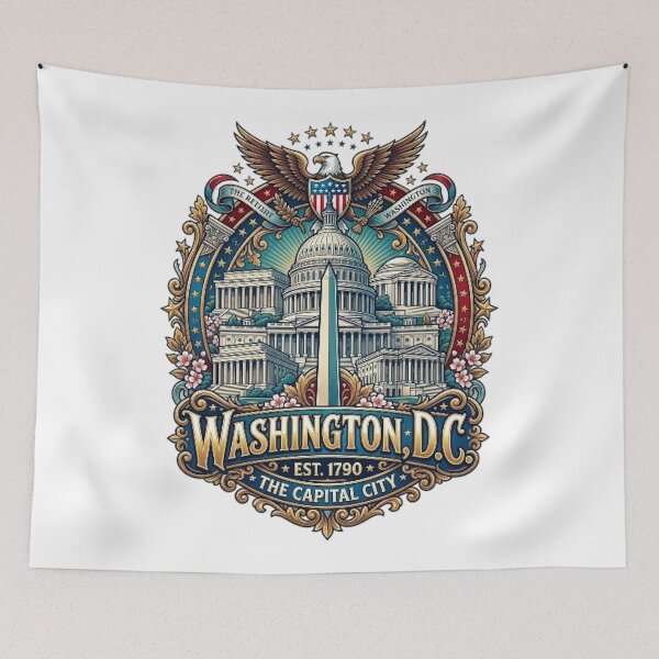 Item preview, WASHINGTON, D.C. THE CAPITAL CITY designed and sold by likbatonboot.