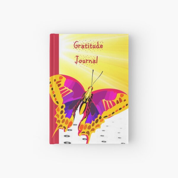 Flowers and Sunshine Butterfly Hardcover Journal