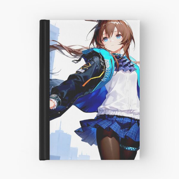 Item preview, Prelude Amiya Arknights Confident Anime Girl Cityscape designed and sold by Tokyonomad.