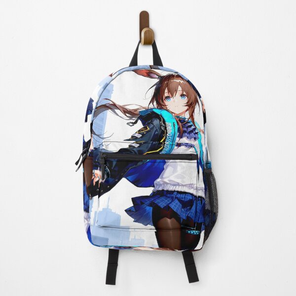 Item preview, Prelude Amiya Arknights Confident Anime Girl Cityscape designed and sold by Tokyonomad.