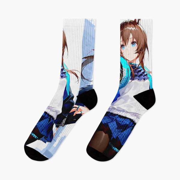 Item preview, Prelude Amiya Arknights Confident Anime Girl Cityscape designed and sold by Tokyonomad.
