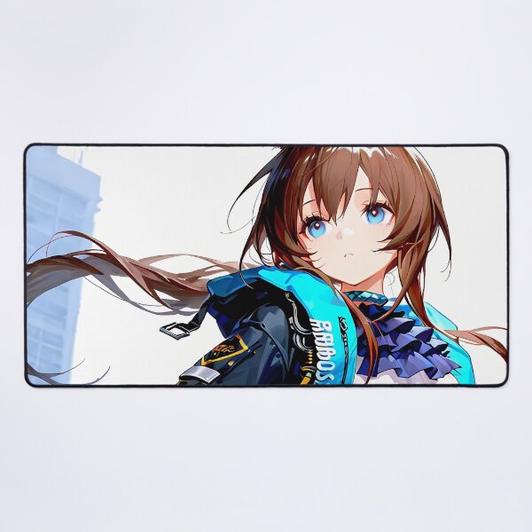 Item preview, Prelude Amiya Arknights Confident Anime Girl Cityscape designed and sold by Tokyonomad.