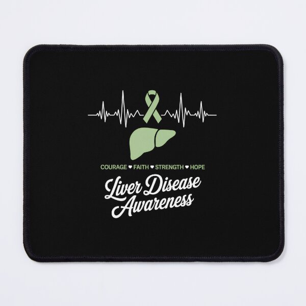 Item preview, Liver Disease Awareness Heartbeat Liver Disease Warrior designed and sold by PunkNation-Arts.