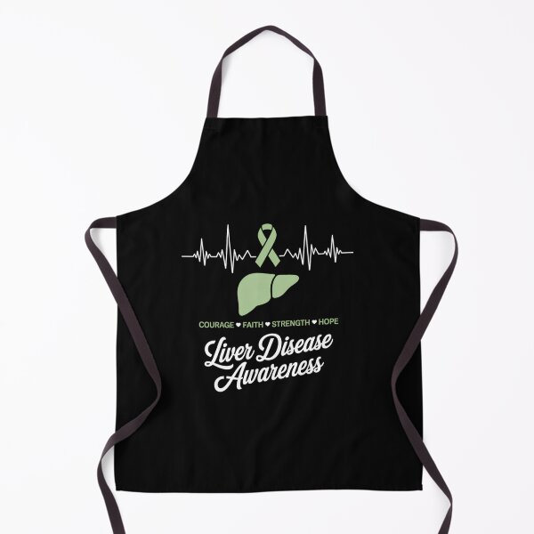Item preview, Liver Disease Awareness Heartbeat Liver Disease Warrior designed and sold by PunkNation-Arts.