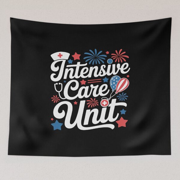 Item preview, ICU Registered Nurse Intensive Care Unit 4th of July designed and sold by fferomananul.
