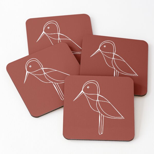 Item preview, Curios Bird, Minimalist Handdrawn Line Drawing  designed and sold by SWSandraWechner.