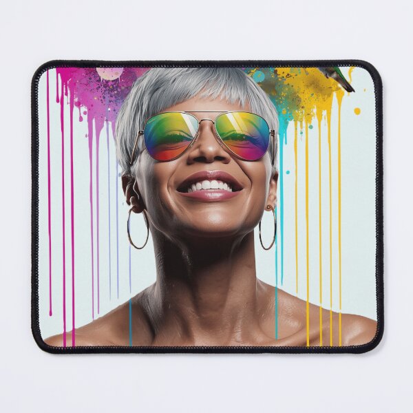Item preview, Vibrant Color Drip Portrait designed and sold by Vivid Trace.