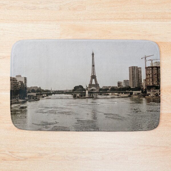 Item preview, Vintage 1970s Paris Seine & Front de Seine Construction designed and sold by The CherryBlossom.