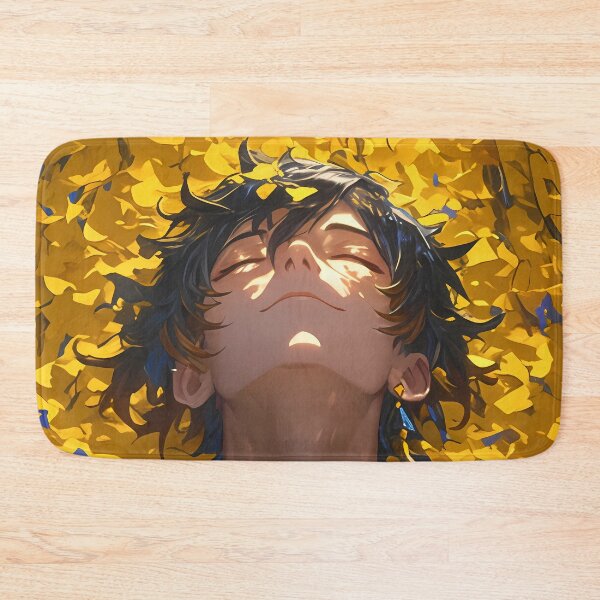 Item preview, Zhongli Genshin Impact Anime Autumn Gold Leaves Calm Wisdom Earth designed and sold by Tokyonomad.