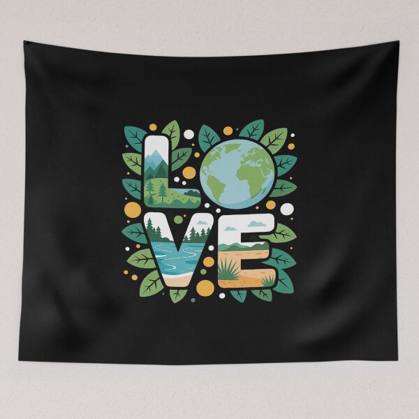 Item preview, Love World - Environmental Protection Earth Day designed and sold by fferomananul.